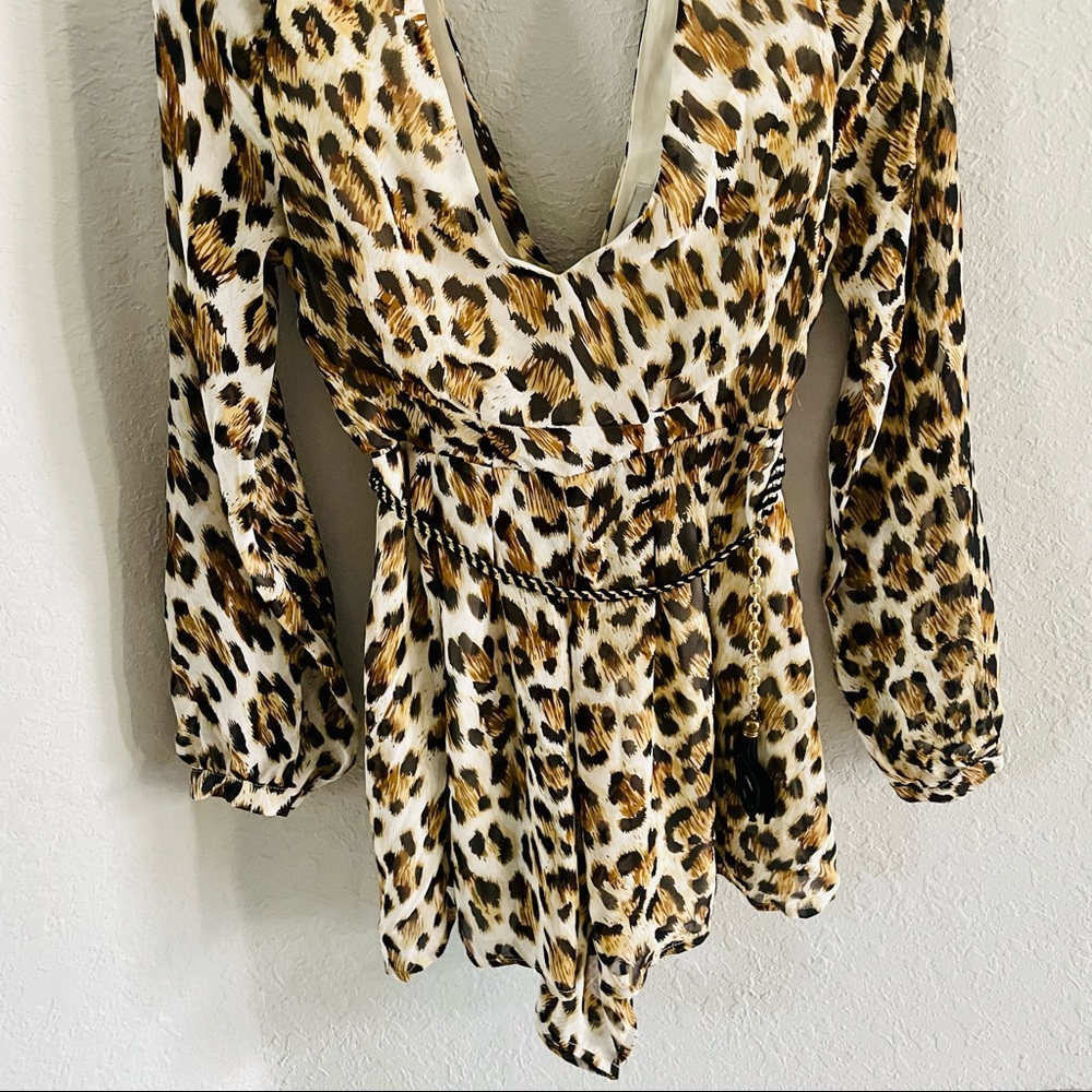 Animal Print Skort
